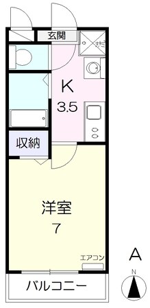 クレセント富町の物件間取画像